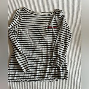 ALC striped tshirt with love more writing small